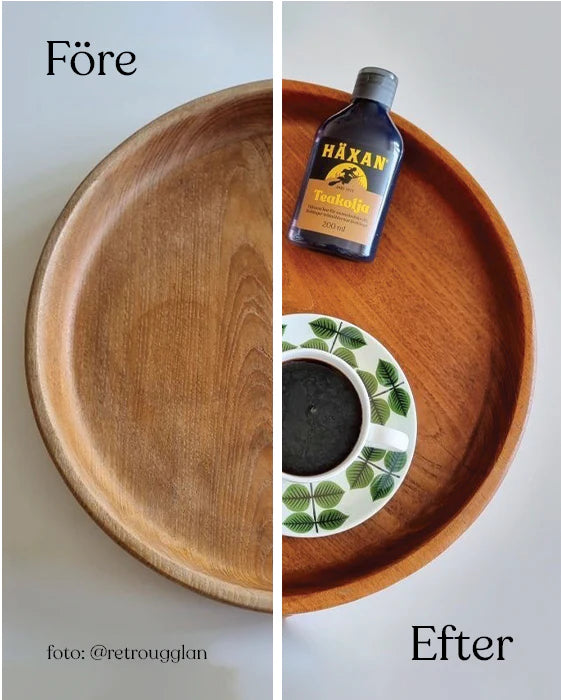 Fint resultat med Häxan Teakolja!